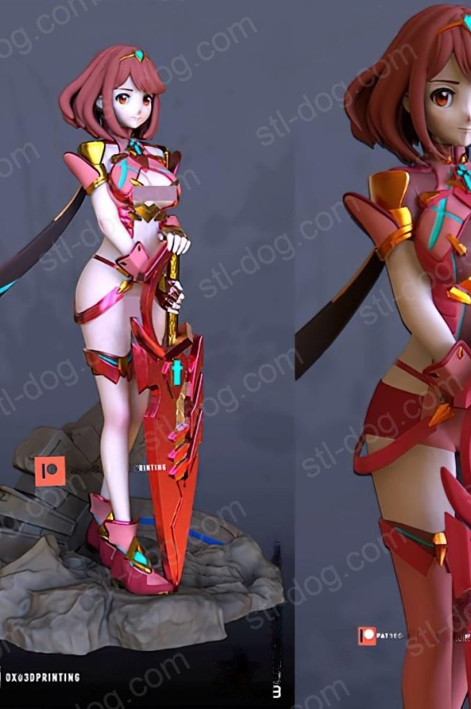 异度神剑 焰 3D打印图纸